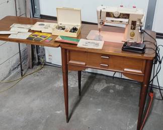 Singer Model 401A Sewing Machine & More