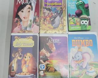 Walt Disney Masterpieces VHS Movies