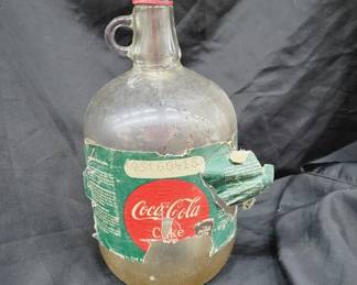 Vtg One-Gallon Coca-Cola Syrup Jug