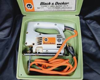 Black And Decker Jig Saw w/Blades