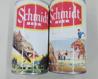 	Schmidt Beer Can Lot of 2