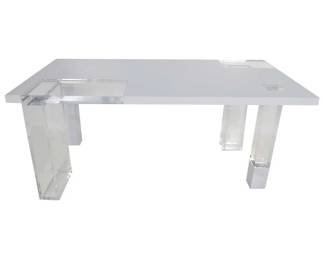 Large Lucite Display Table