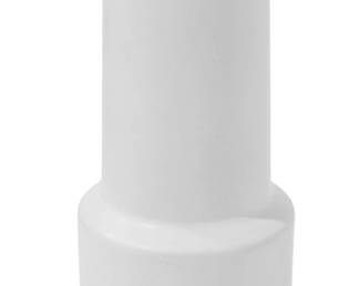 Tall West German Ceramic Vase in White
