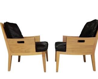 Flexform "Betty" Chairs in Hide