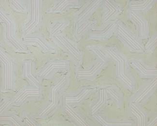 Hiroshi Murata, Acrylic on Canvas, dtd. 1973, 50.25" x 60.25"