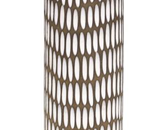 Ingrid Atterberg Ceramic Vase Model Negro Produced by Upsala Ekeby in Sweden