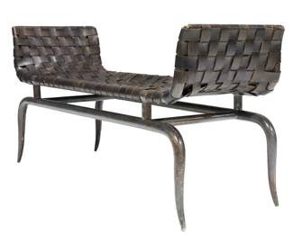 Leather Bench