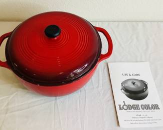 NEW Lodge Porcelain Enamel Cast Iron Cookware