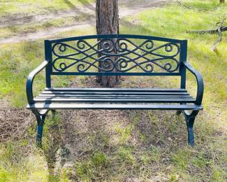 Outdoor Metal Bench