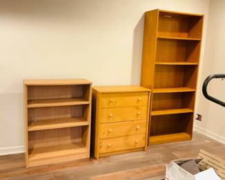 Bookshelves & Small Dresser