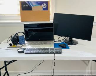 HP Envy Laptop, HP Monitor and Desktop Electronics