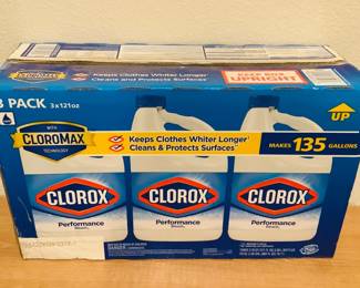 Three Pack of Clorox Bleach