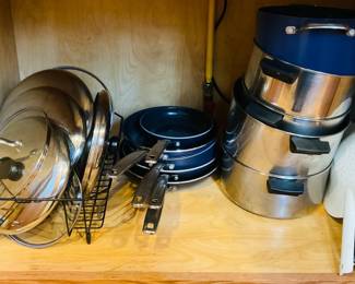 Revereware Pots, Blue Diamond Pans & More