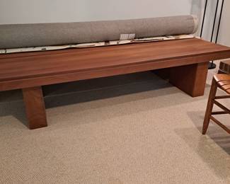 Solid Walnut Bench
