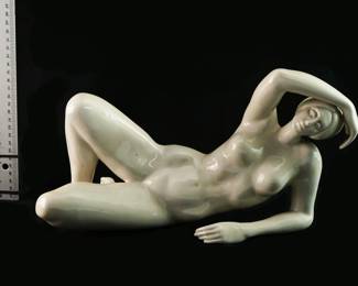 Art Deco Porcelain Nude