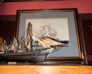 Original watercolor Nautical Art