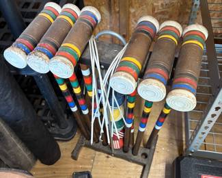 Vintage Croquet set