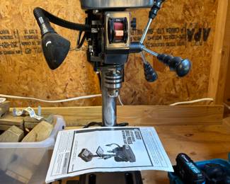 New 5 Speed Bench Drill Press. 