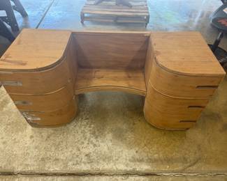 Art Deco Vanity - No Mirror. Stripped, some damage