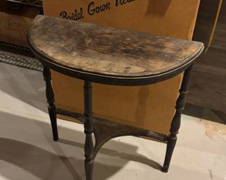 Antique end side table
