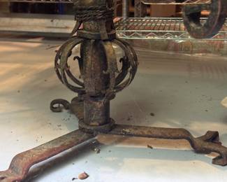 Table base - wrought iron