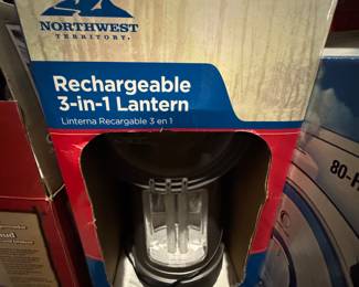 Camping lantern, and lots more to go camping