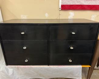 Paul McCobb 6 Drawer Dresser - missing legs - Sitting on the coffee table that is also for sale