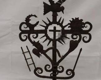 Antique Wrought Iron Guadalupe Hermosillo Escobar of Chiapas 
