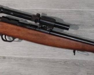 1958 Beretta Semi Auto .22 LR Rifle No mag, w/ hy-score 4x15 Japan 
With See Through Rings
SER# 1448  **ATF LAWS APPLY**