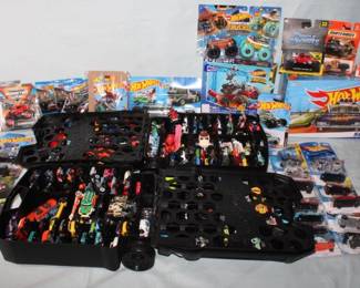 Huge Lot of Hot Wheels Cars & Trucks