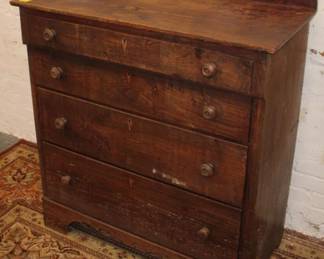 Southern Pine Graduating 4 drawer Chest 43.5" x 39" x 18"      