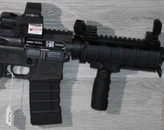 Bushmaster Carbon 15 w/ 3 30 round Mag. & Case w/ sight mark and forearm grip 
SER# CRB012934