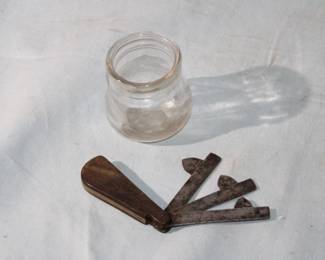 Bone & Steel Blood Letter & Bottle 