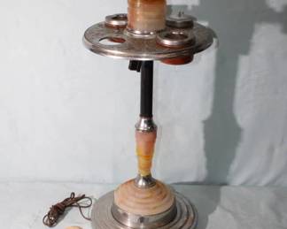 1930's Smoking Stand 26" w light