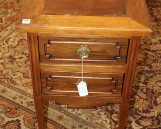 Antique 2 Drawer French Country Table L10