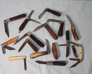 16pc Pocket Knives 