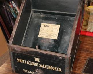 Art Deco "The Simple Account Sales Book Co" Accounting Keith System Freemont, OH, sold to Avery & Atkins Glenwillow, OH       