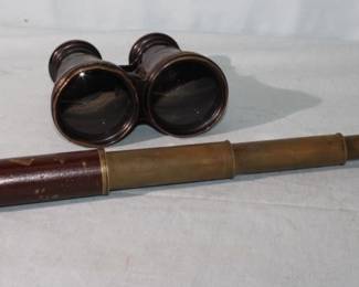 Civil War Binoculars & Telescope 