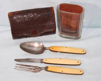Post Civil War Gentlemen's Eating Set