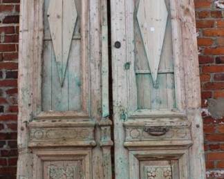 Pair of Antique Charleston Doors 9' x 24"