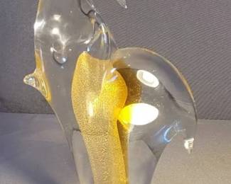 Murano Art Glass Elephant Figurine