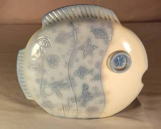 Antonia Osz Szabo Art Deco Style Porcelain Fish Figurine