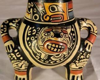 Jaguar Effigy Vessel Polychrome Nicaraguan
