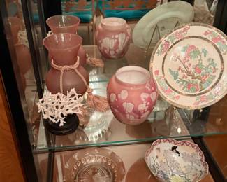 Antique glassware.