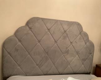 Pier 1 Blue-grey Queen Headboard. -$95