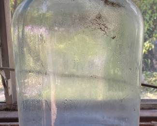 Vintage Glass Water Bottle