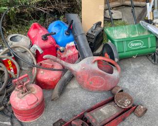 Many Gas Cans