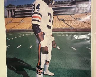Vintage Walter Payton Poster