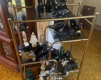 VIntage Avon Bottles most are full