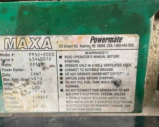 Powermate Generator